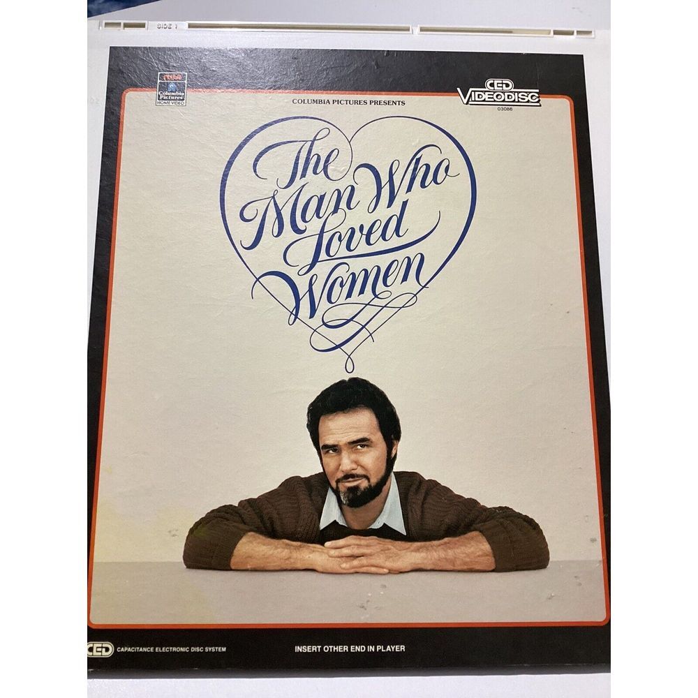 The Man Who Loved Women RCA CED VideoDisc Capacitance Electronic‎ Disc Reynolds